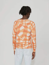 Lou Dalton Distorted Check Crew Neck Sweater - Archive Clothing