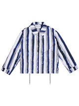 Daniel W Fletcher Stripe Waterproof Jacket - Archive Clothing